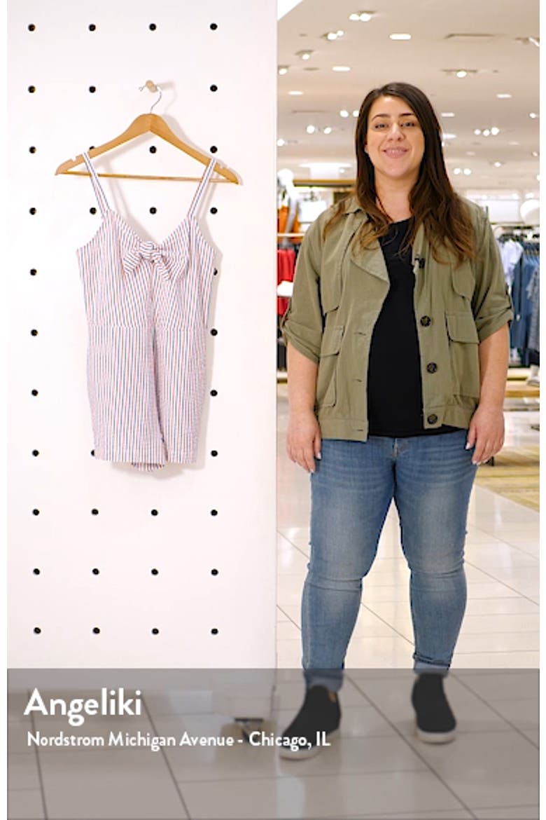 Firework Seersucker Tie Front Romper video