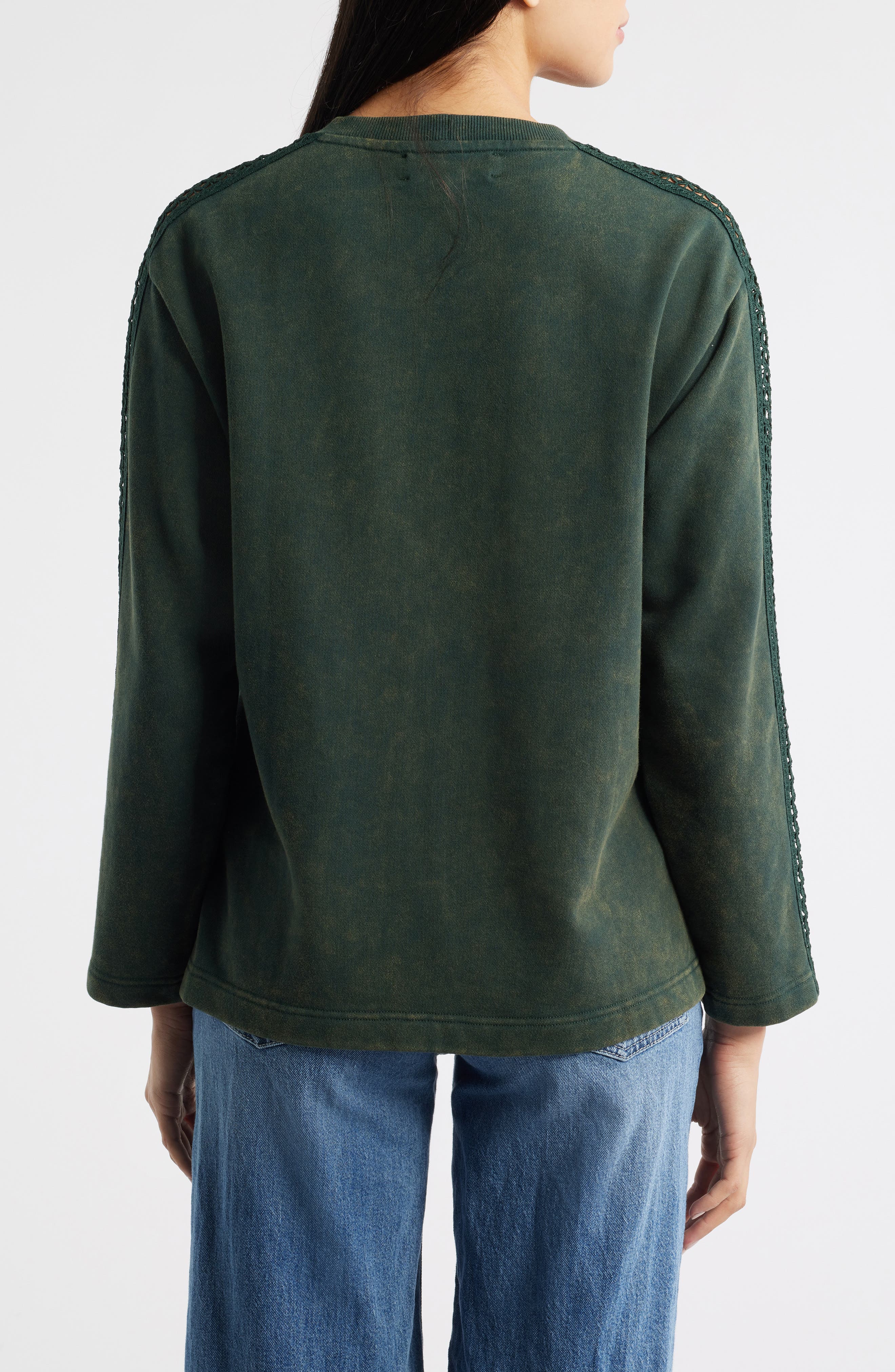Detailed Sleeve Sweatshirt - image 2