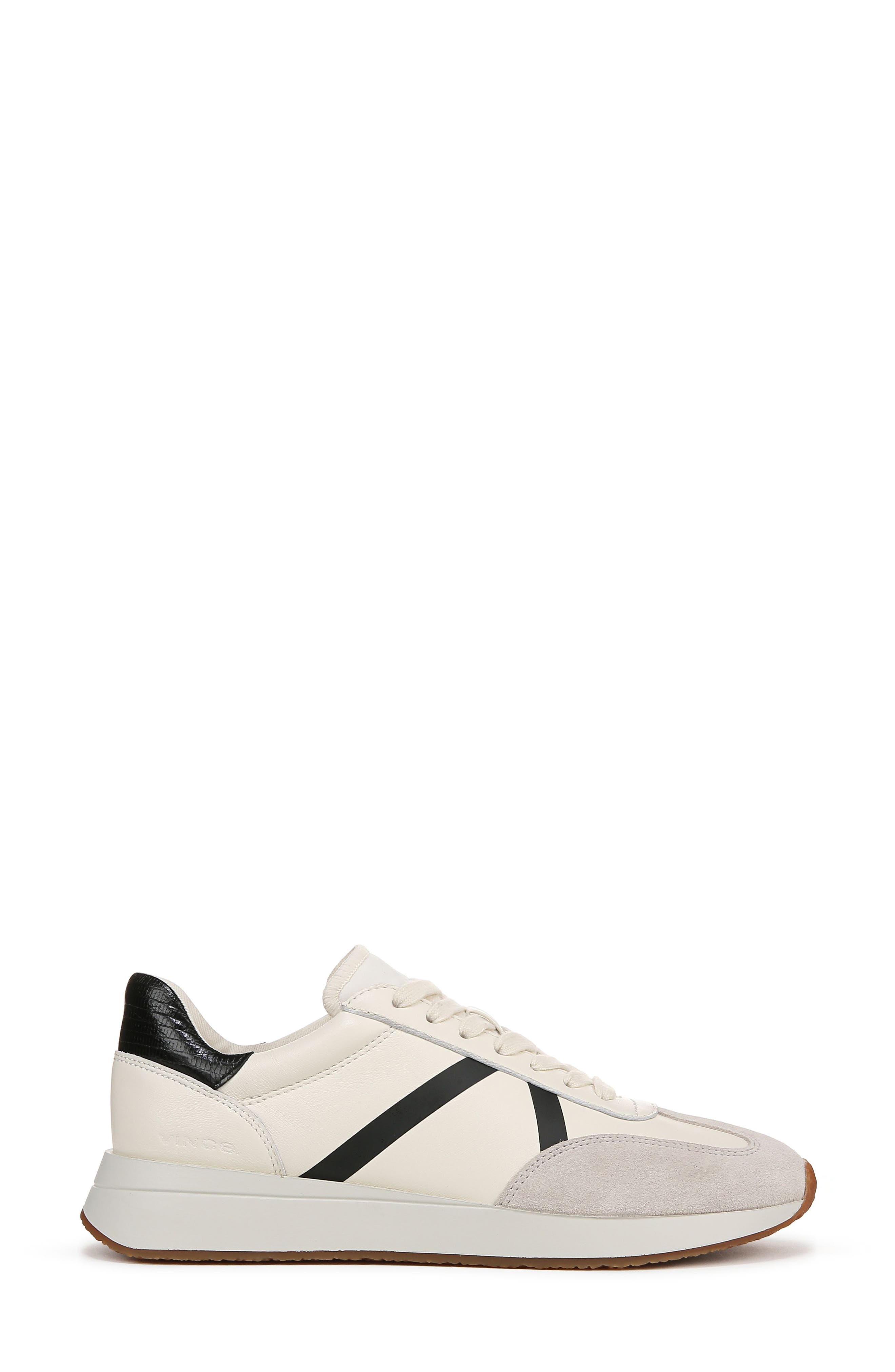 Ohara Sneaker, Alternate, color, MILK/ BLACK