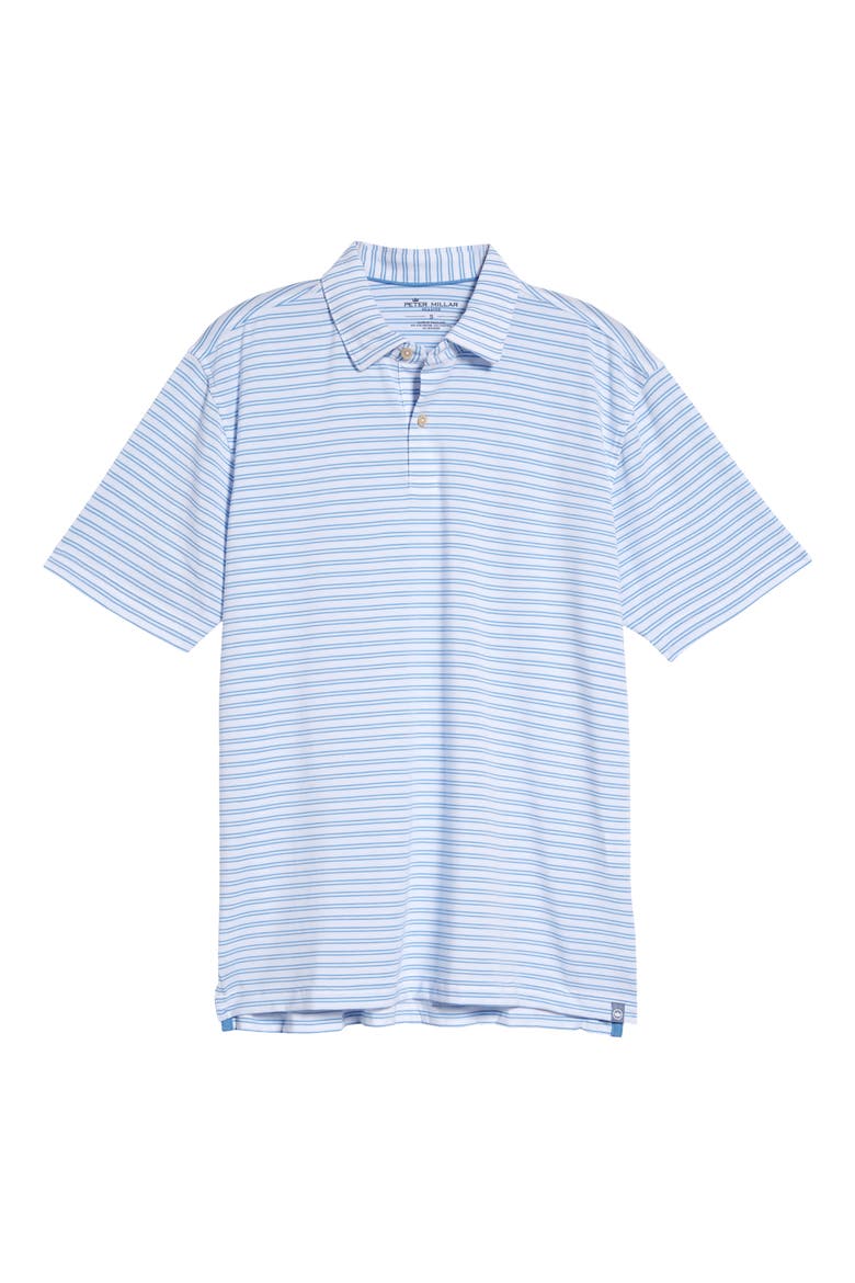 drirelease® Natural Touch Stripe Short Sleeve Performance Polo, Alternate, color, WHITE