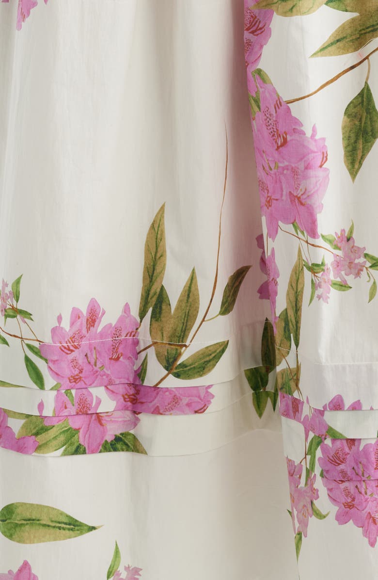 En Saison Esther Floral Print Sleeveless Midi Dress, Alternate, color, White Pink Sage