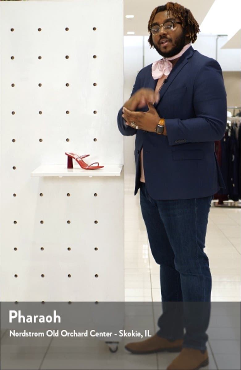 Naylin Crystal Embellished Slide Sandal, sales video thumbnail