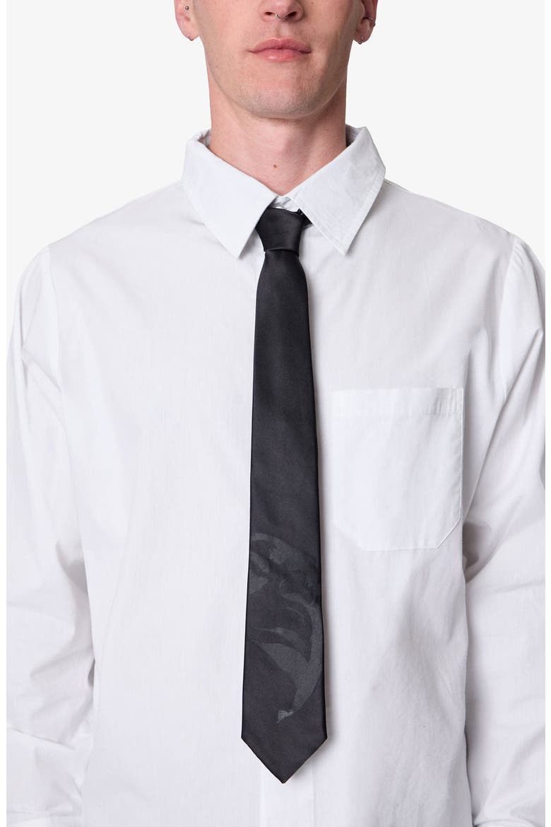 Miserable Tie, Alternate, color, BLACK
