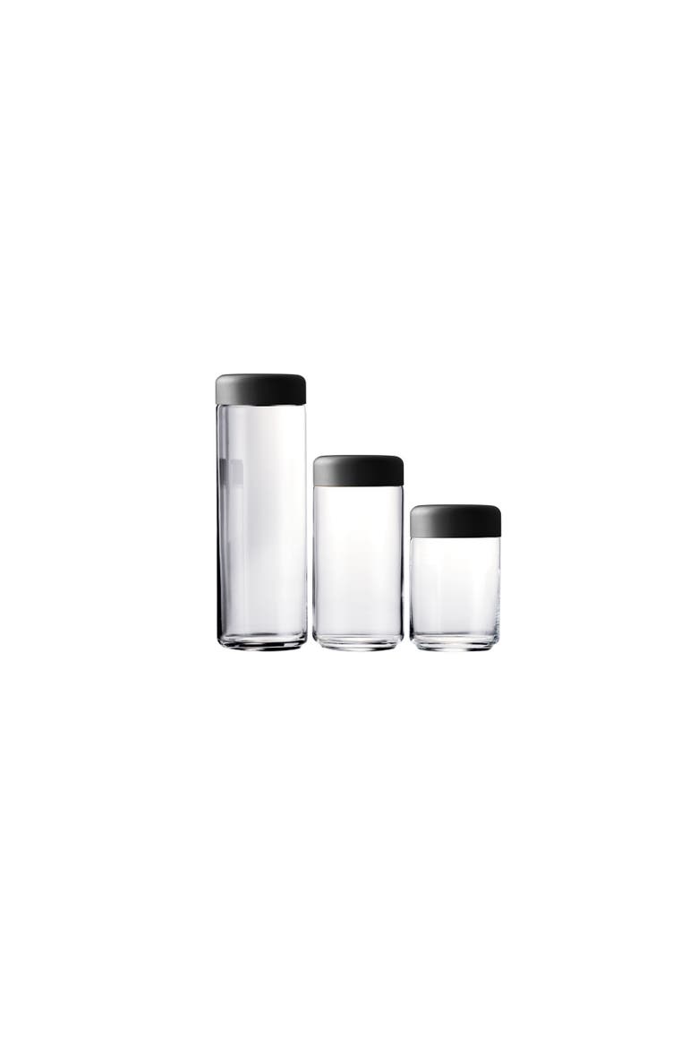 Atmosfera Food Container - Urano - 3 Pieces, Main, color, Vulcan Grey