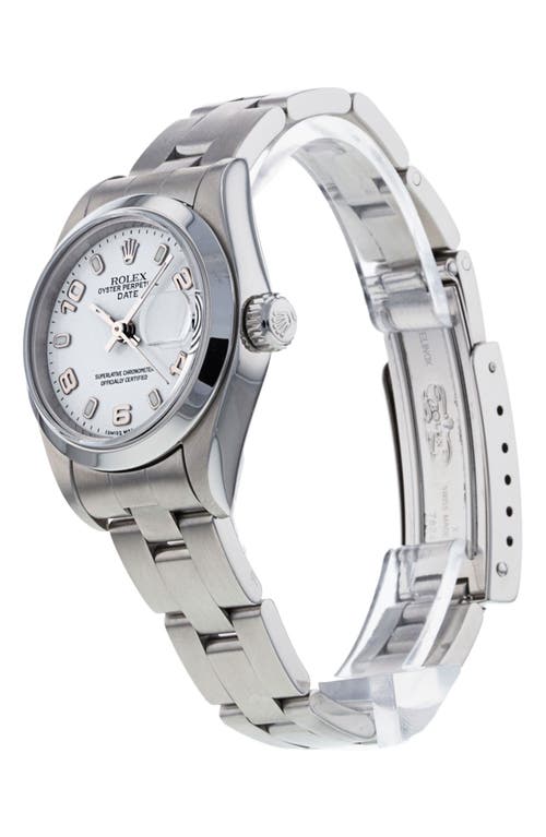 Watchfinder & Co. Rolex Datejust Lady Oyster Perpetual Bracelet Watch, 26mm In Silver
