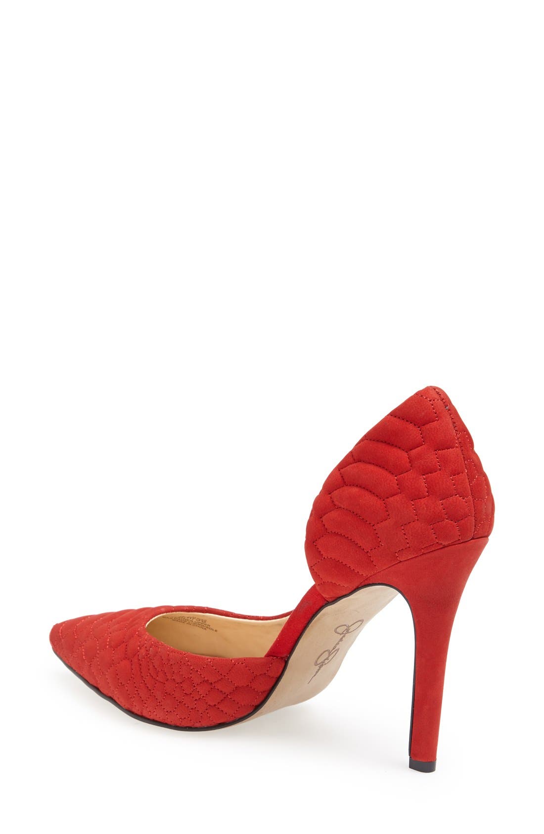 Jessica Simpson 'Caldas' Quilted Leather Pump, Alternate, color, 