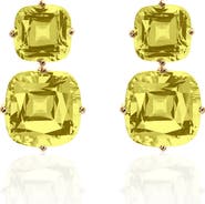 GOSHWARA Gossip Double Drop Earrings