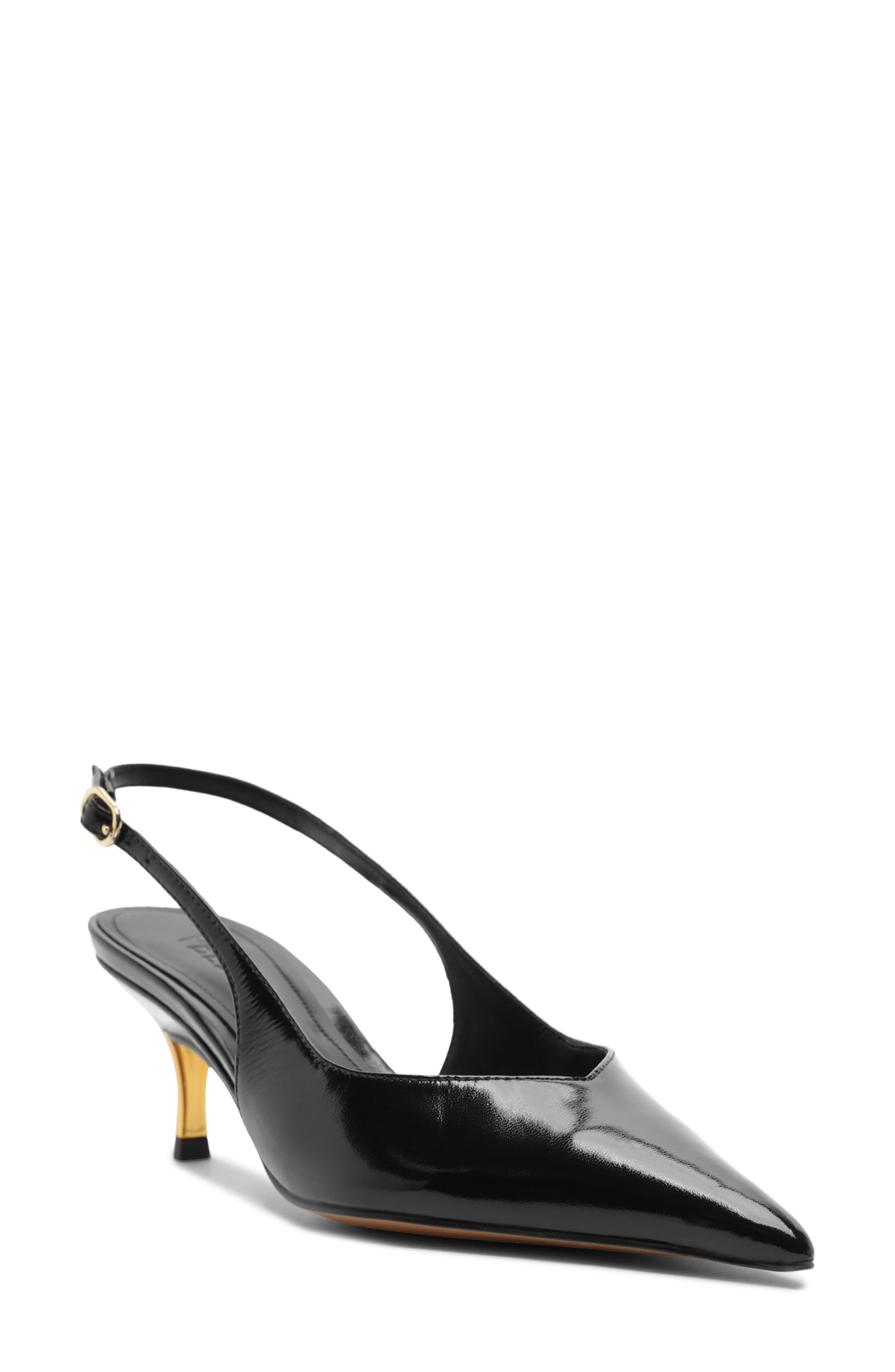 Rosie Slingback Pump, Main, color, BLACK