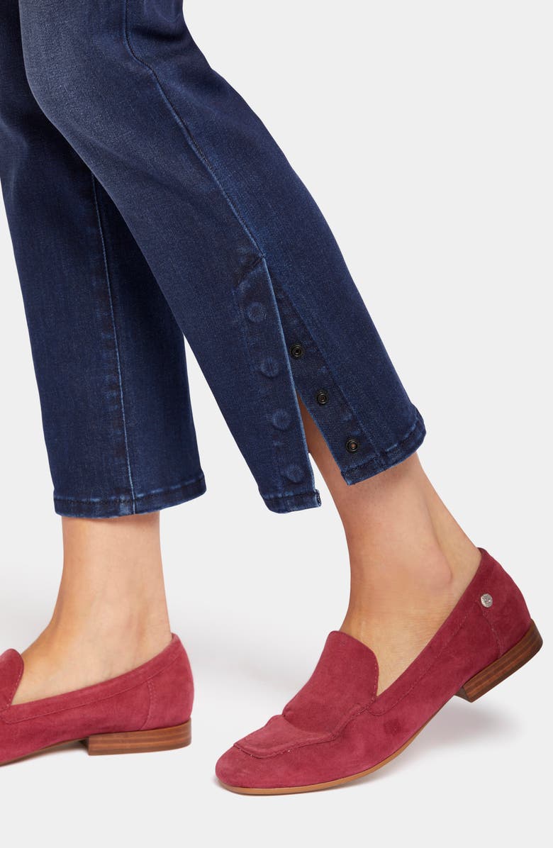 NYDJ Sheri Button Hem Ankle Slim Jeans, Alternate, color, 