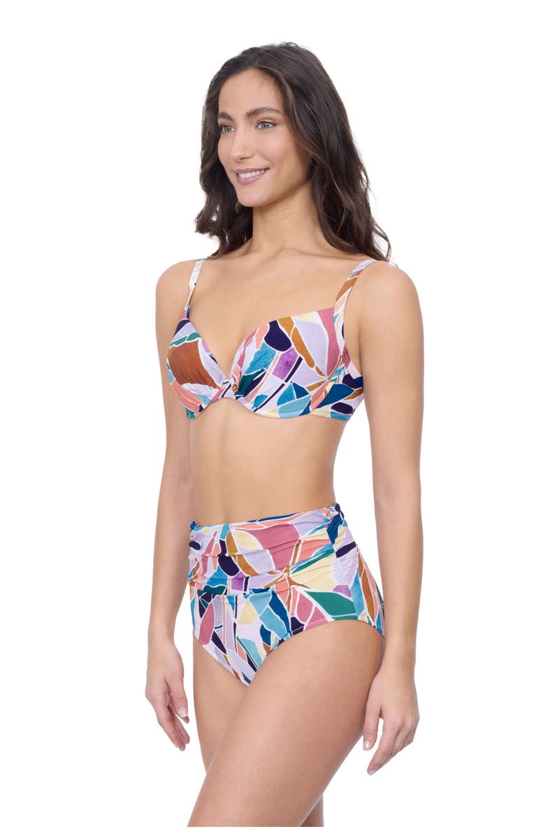 Profile by Gottex Aura D Cup Bikini Top, Alternate, color, Multi