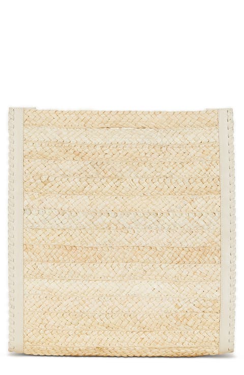 Remi Woven Raffia Tote Bag