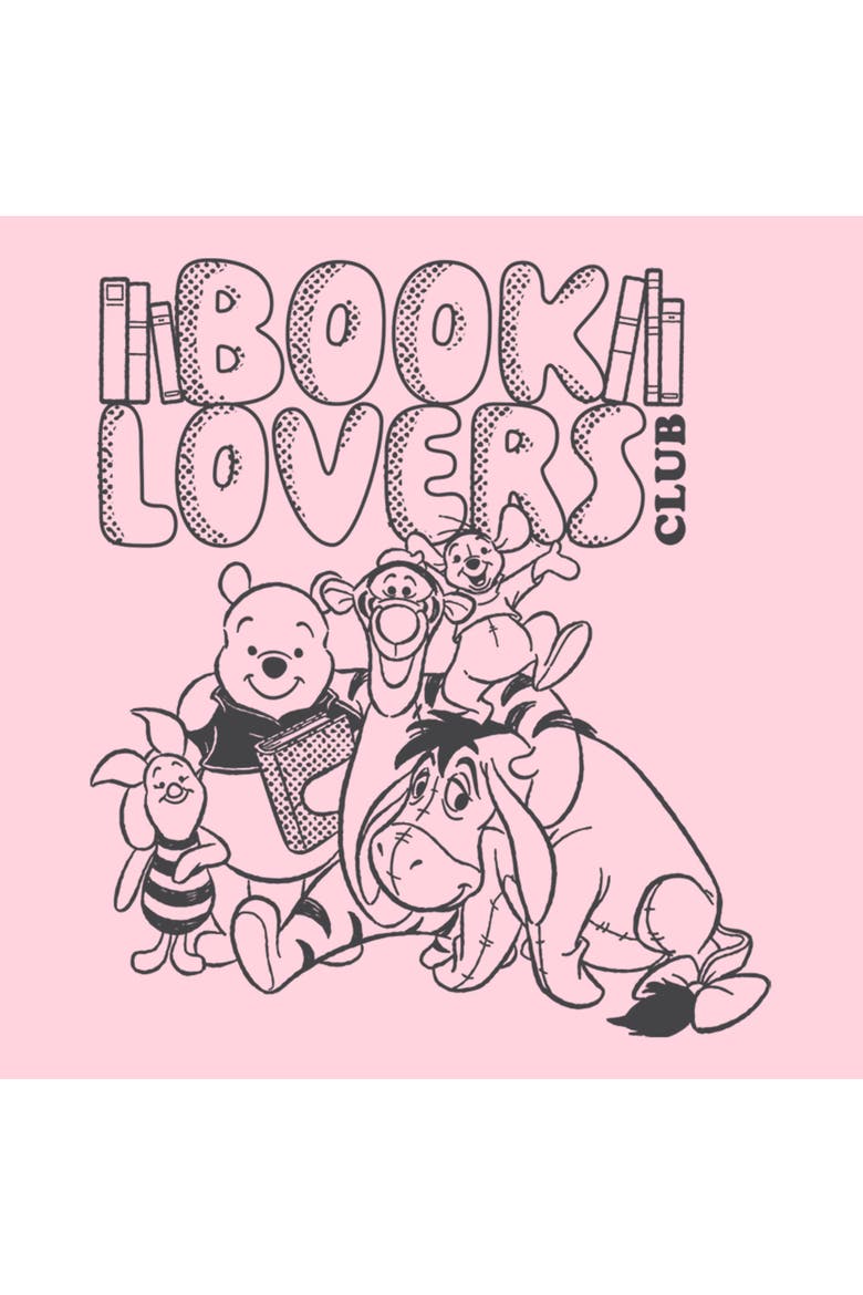 Junior's Best Friends and Book Lovers Short Sleeve T-Shirt, Alternate, color, Light Pink