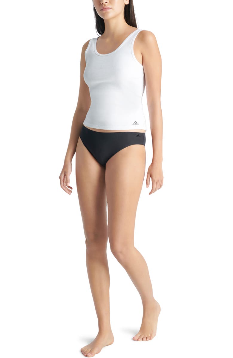 adidas Originals Set of 3 Bikini Briefs, Alternate, color, Black