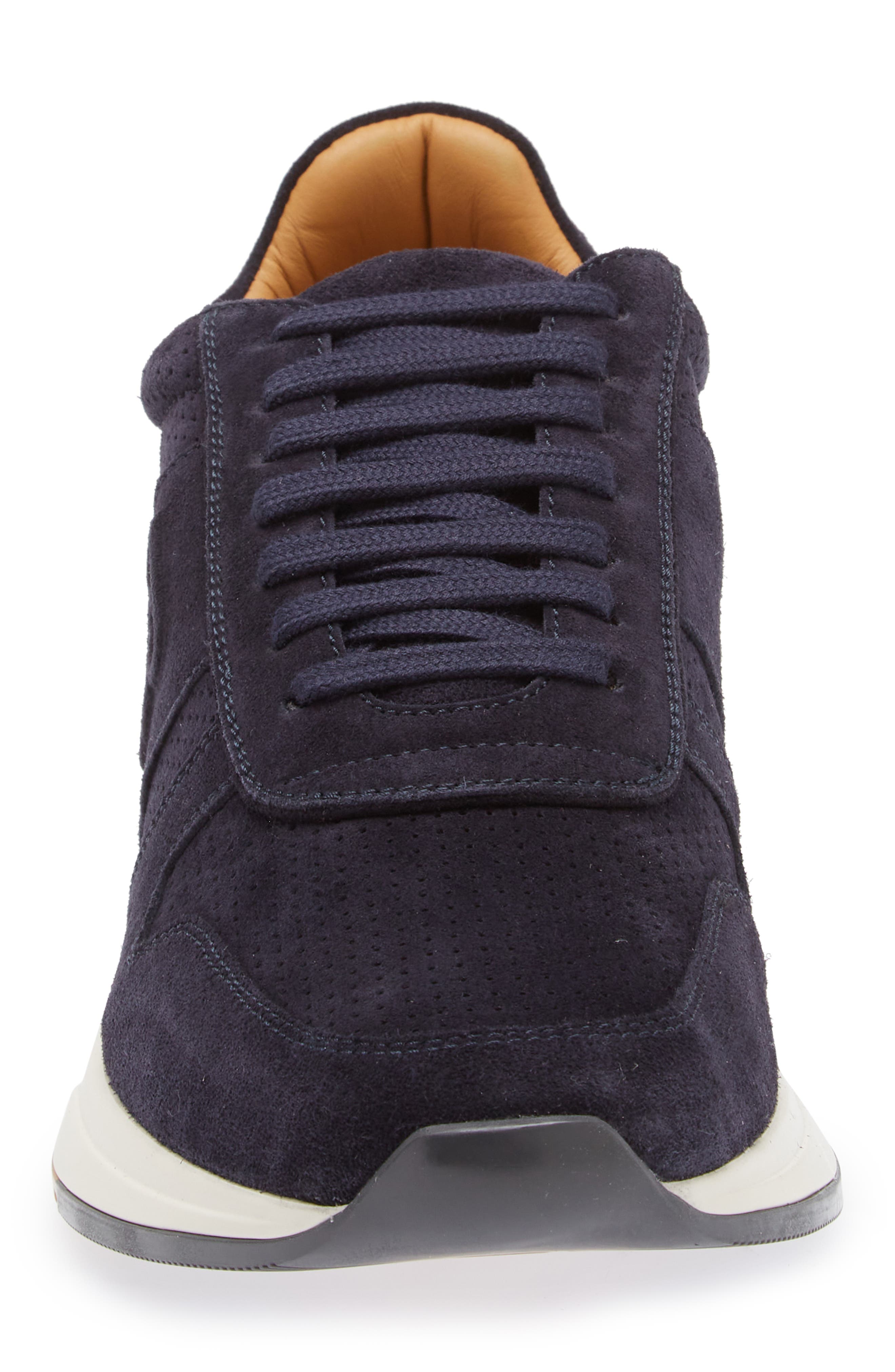 Ralph Lauren Purple Label Ethan II Calfskin Suede Sneaker, Alternate, color, 