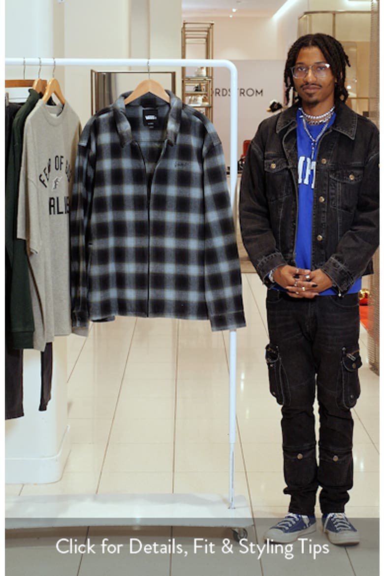 Crestmont Plaid Cotton Shacket (Men) | Nordstrom