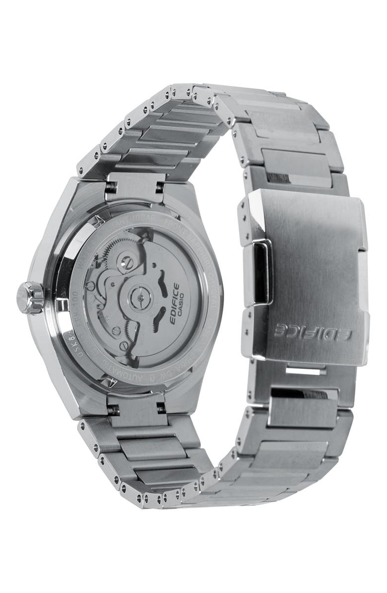 CASIO Edifice EFK-100D-7A Automatic Bracelet Watch, 43.5mm, Alternate, color, Silver