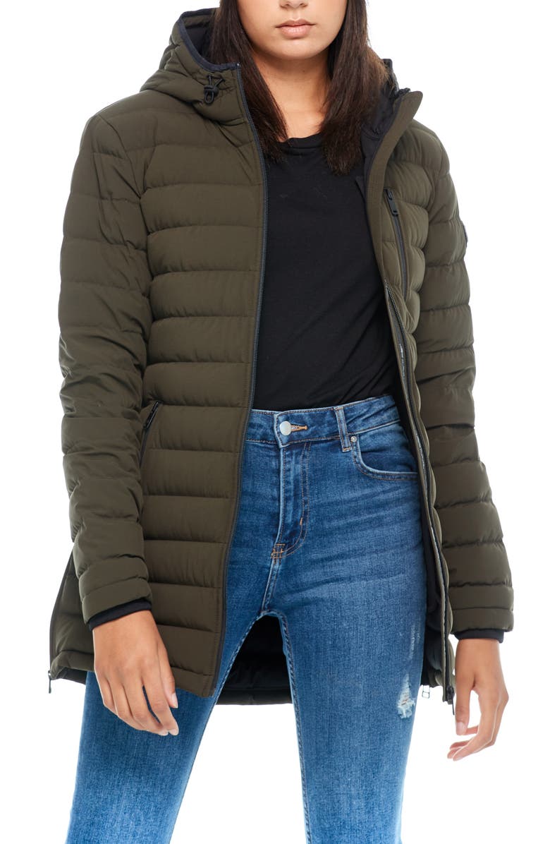 Moose Knuckles Rockcliff Quilted Down Coat, Main, color,