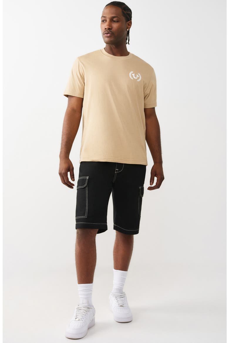 Utility Cargo Shorts, Alternate, color, JET BLACK