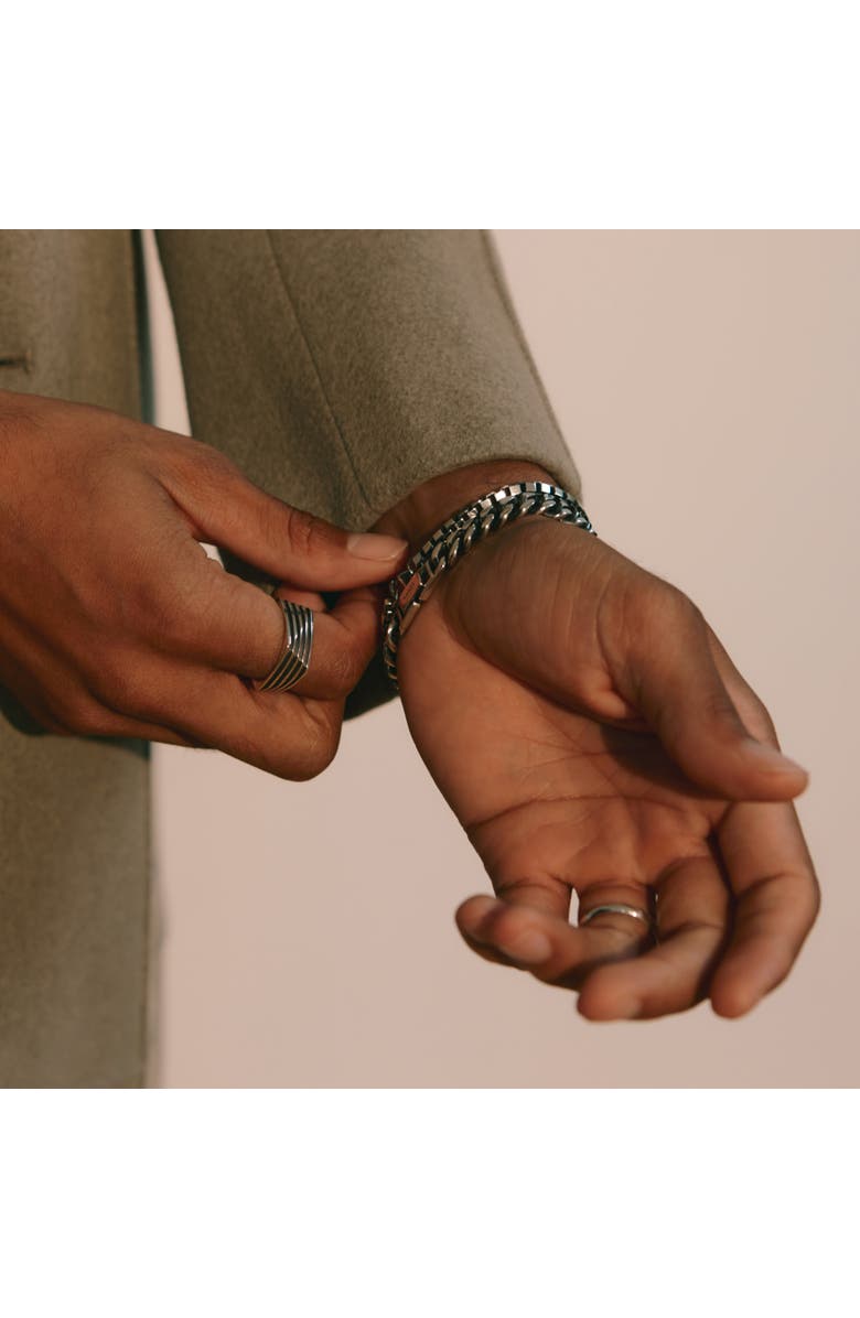 LOUPN Box Chain Bracelet, Alternate, color, Silver