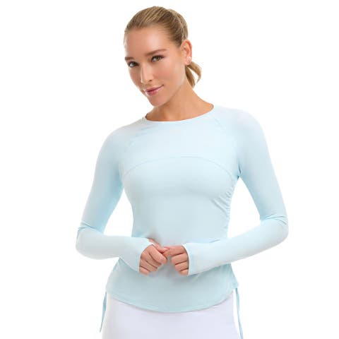 Women's Sun and UV Protection Drawstring Crew Shirt