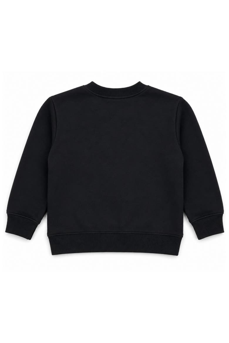 Boo Ghost Crewneck Sweatshirt, Alternate, color, Black