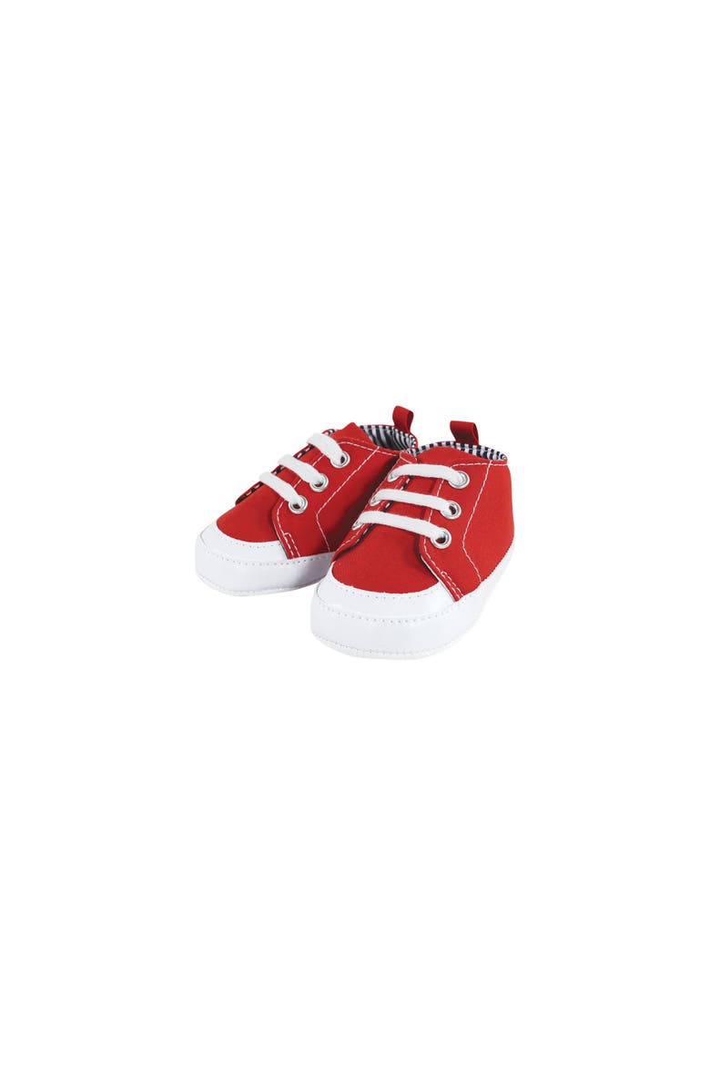 Little Gent's Soft Cotton Bodysuit, Shorts & Footwear 3Pk, Alternate, color, Butter Me Up Lobster
