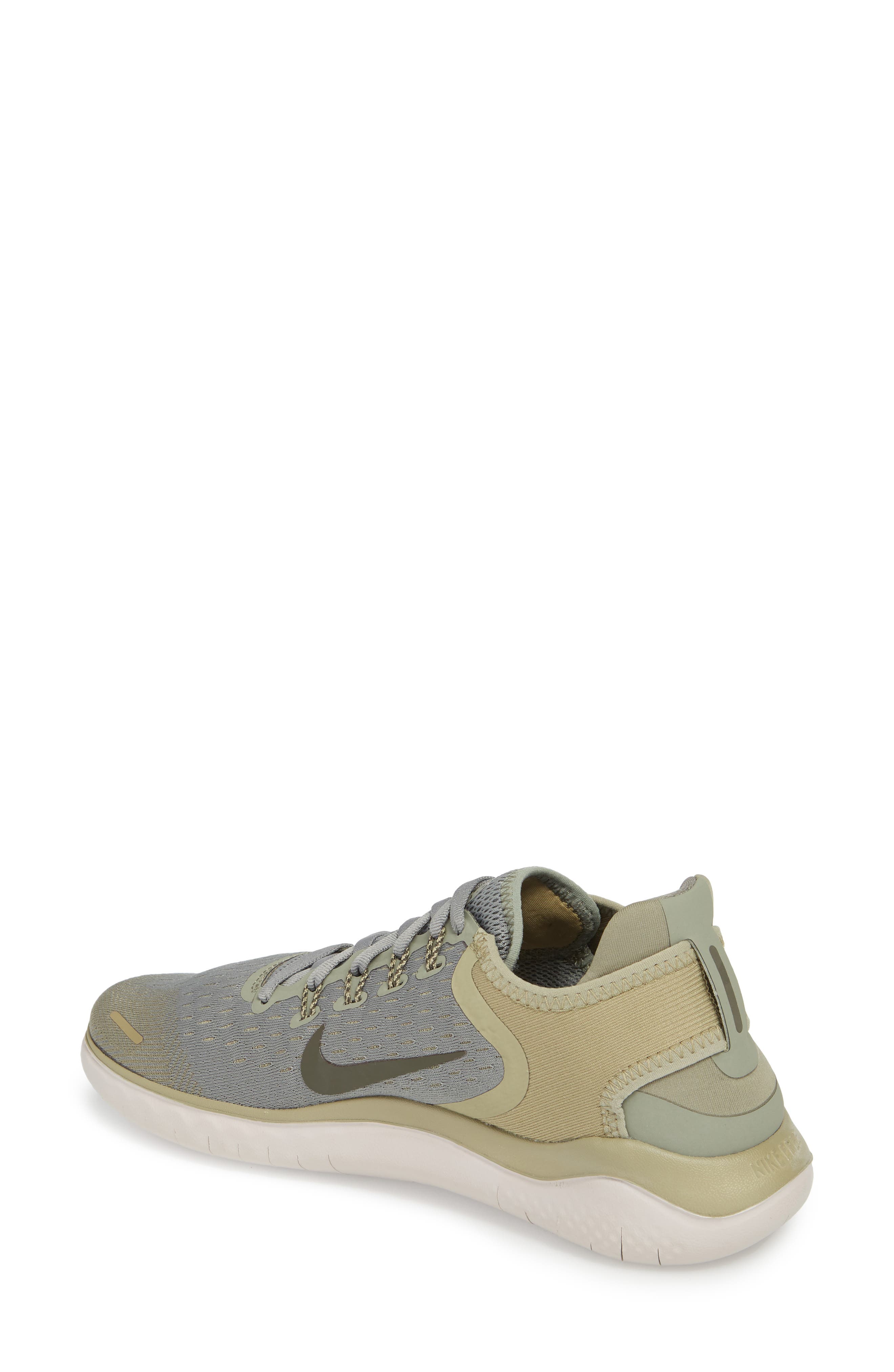 Free RN 2018 Running Shoe, Alternate, color, DARK STUCCO/ CARGO KHAKI