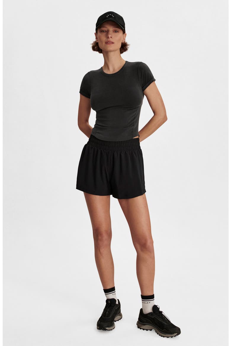 Casper Seamless T-Shirt, Alternate, color, BLACK