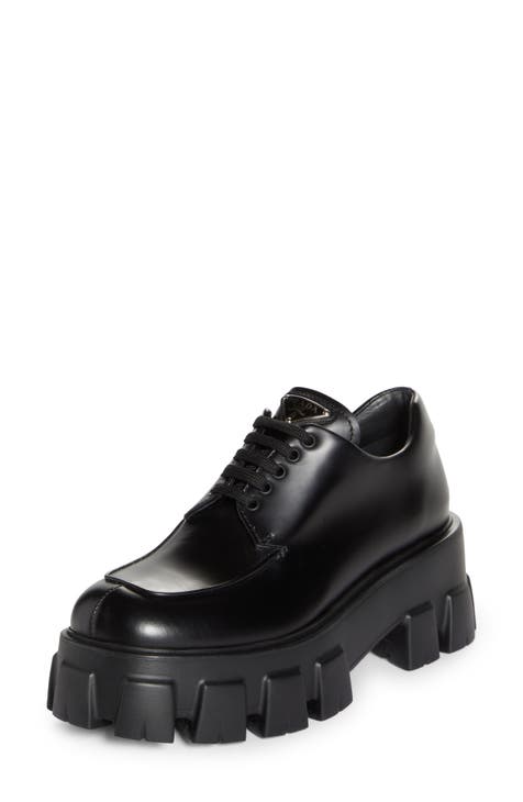 Prada oxford shoes womens fashion