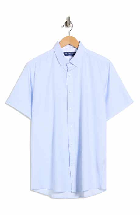 DYLAN PARK Slim Fit Perfect Stretch Long Sleeve Button Down Shirt