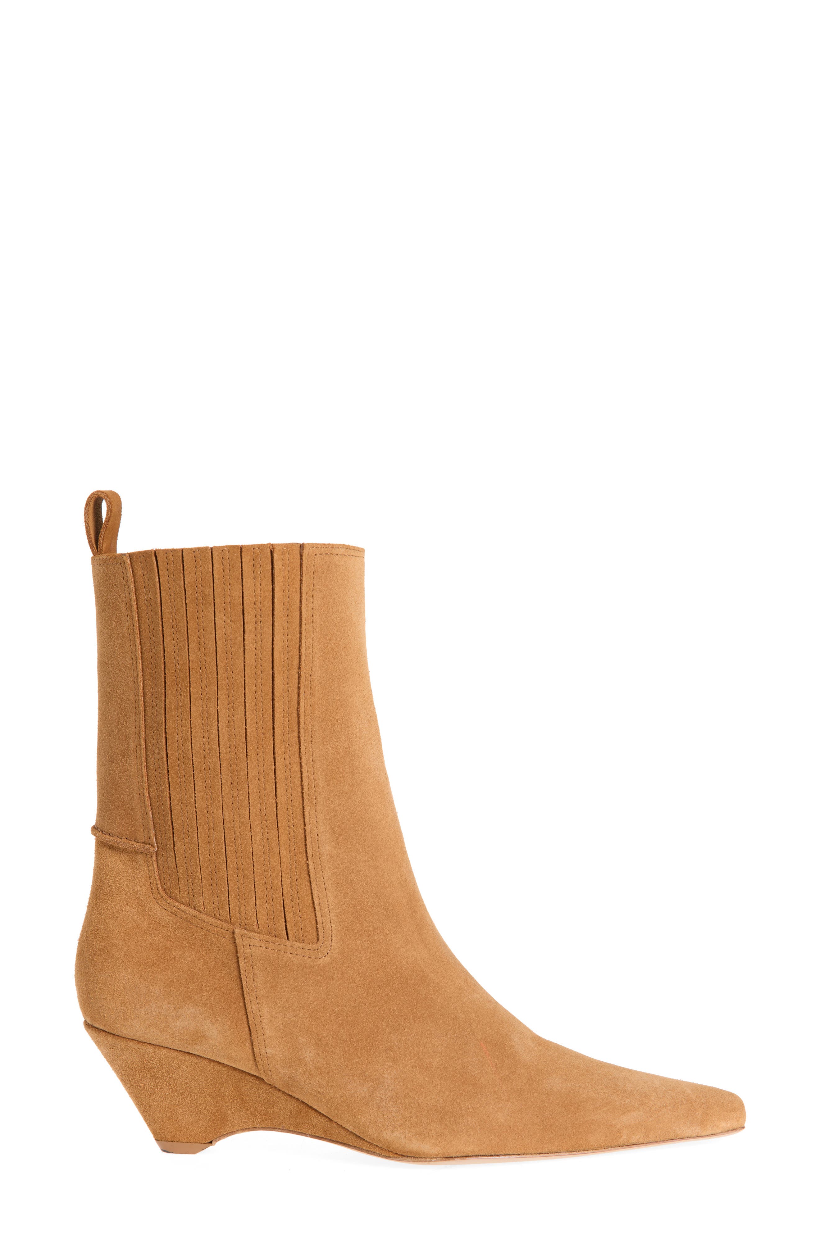 Parker Curved Wedge Bootie, Alternate, color, TOFFEE