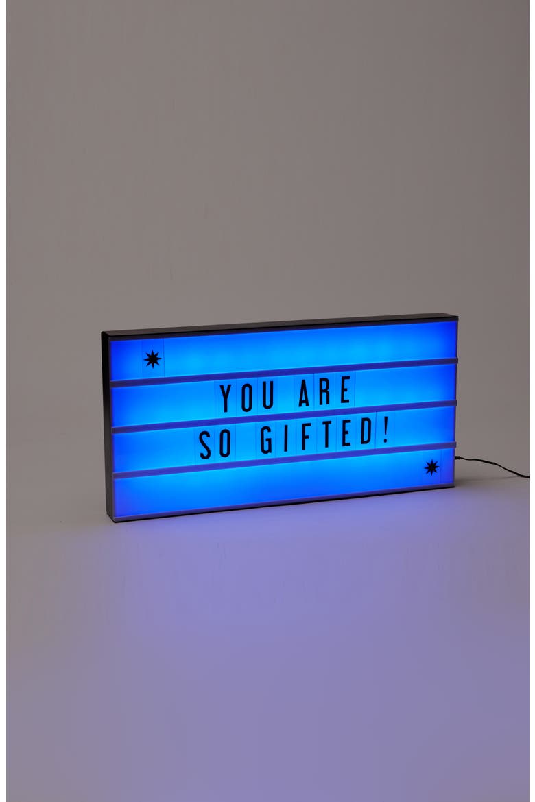 Amped & Co. Marquee Color Changing Cinema Lightbox, Alternate, color, NONE