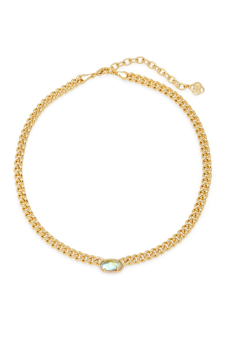 Grier Pendant Necklace, Main, color, GOLD IRIDESCENT ABALONE