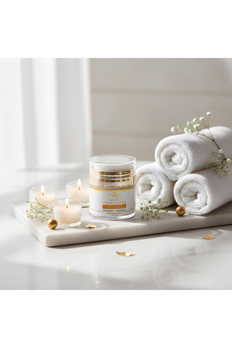 Eternal Essence Collagen Moisturizer Hydrating Anti-Aging Cream 50ml, Alternate, color, White and Orange