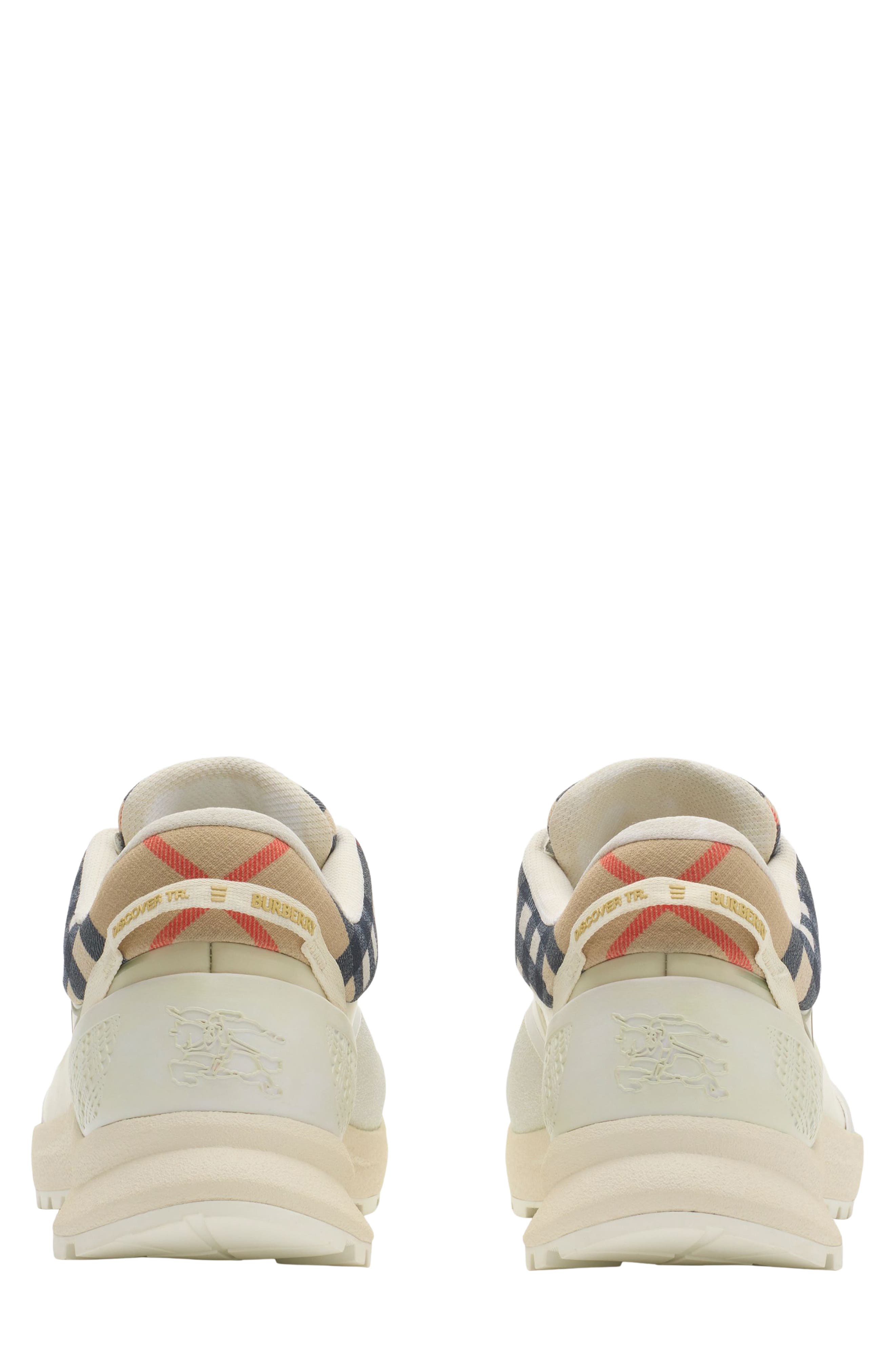 Burberry Discover Low Top Sneaker, Alternate, color, Tundra Beige/ Sand