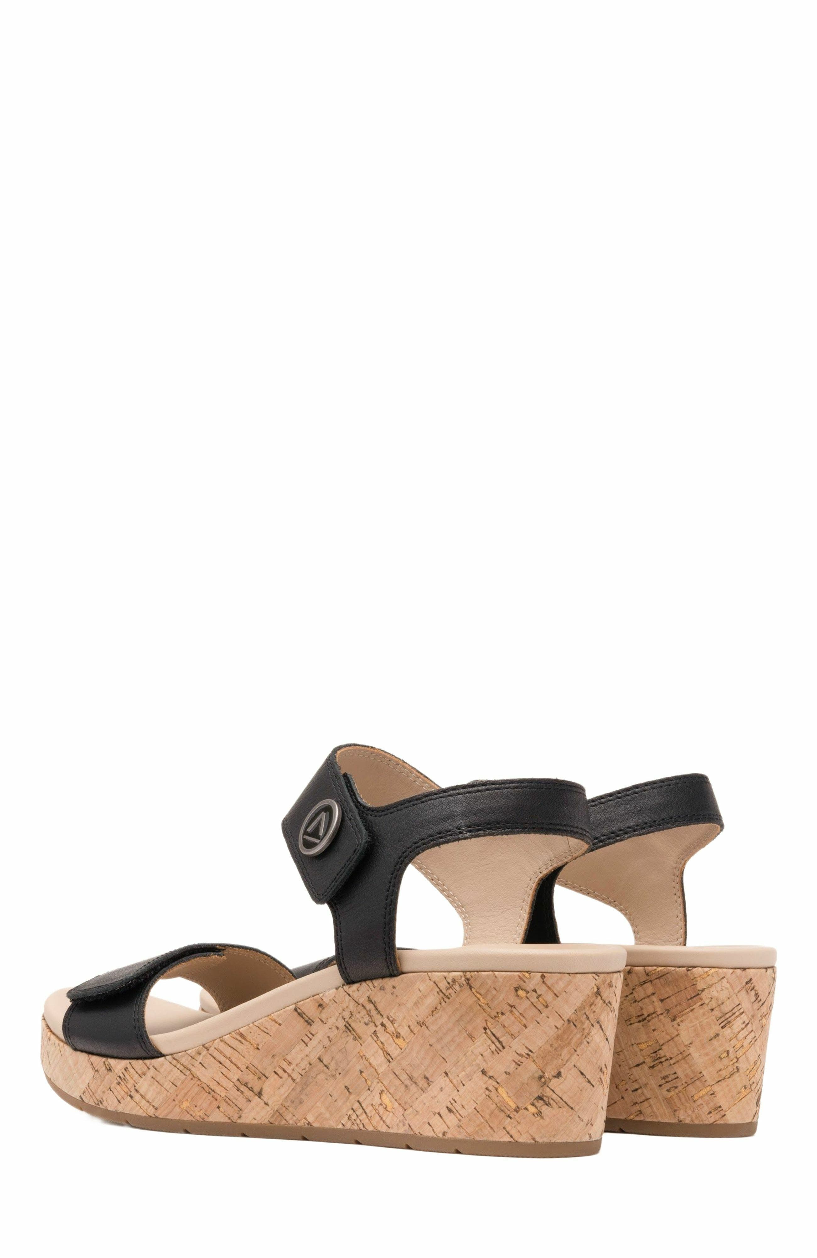 ABEO Riviera Strap Sandal, Alternate, color, Black - Metatarsal
