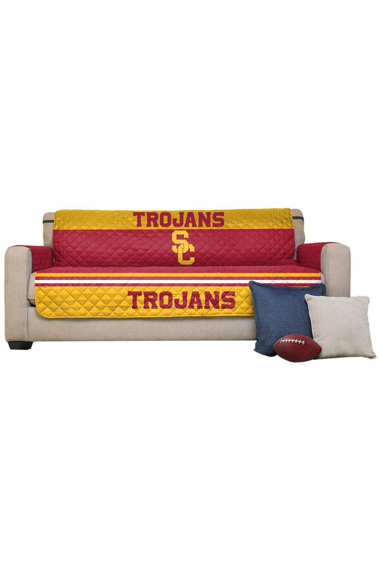 USC Trojans Sofa Protector, Main, color, Red
