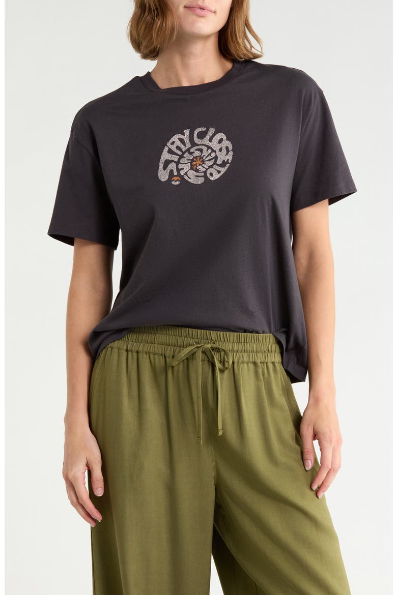 Close Sunshine Graphic T-Shirt, Main, color, BLACK