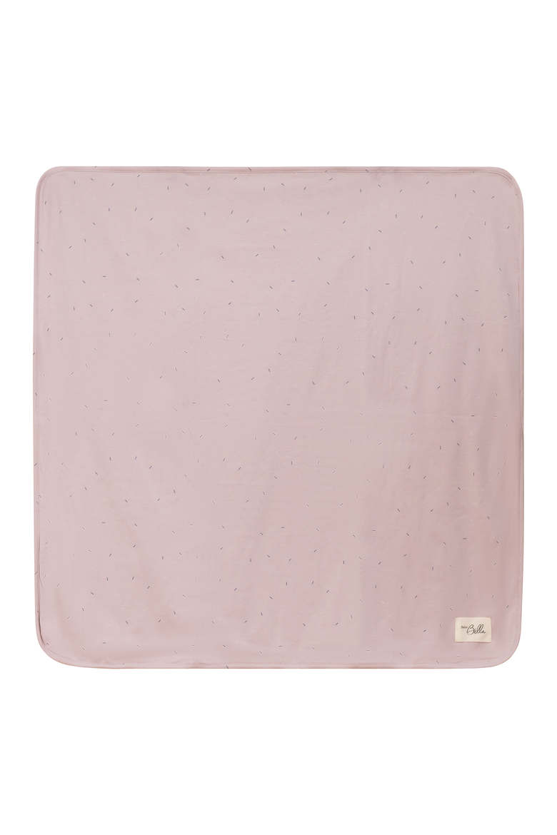 Sprinkle Print Jersey Blanket, Main, color, Primrose