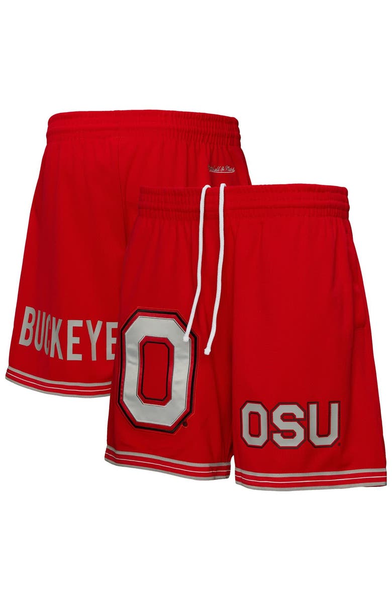 Mitchell & Ness Men's Mitchell & Ness  Scarlet Ohio State Buckeyes Team Origins Mesh Shorts, Alternate, color, Scarlet