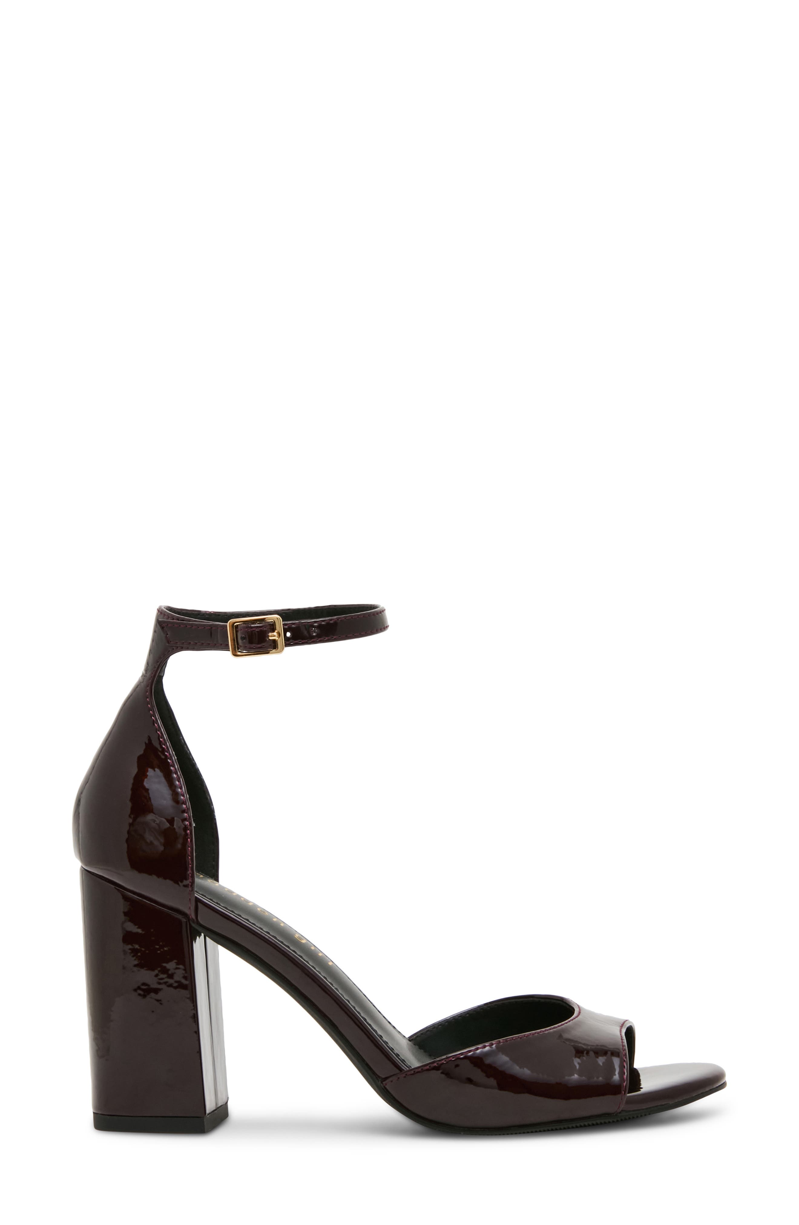 Glowen Ankle Strap Sandal, Alternate, color, MERLOT PATENT