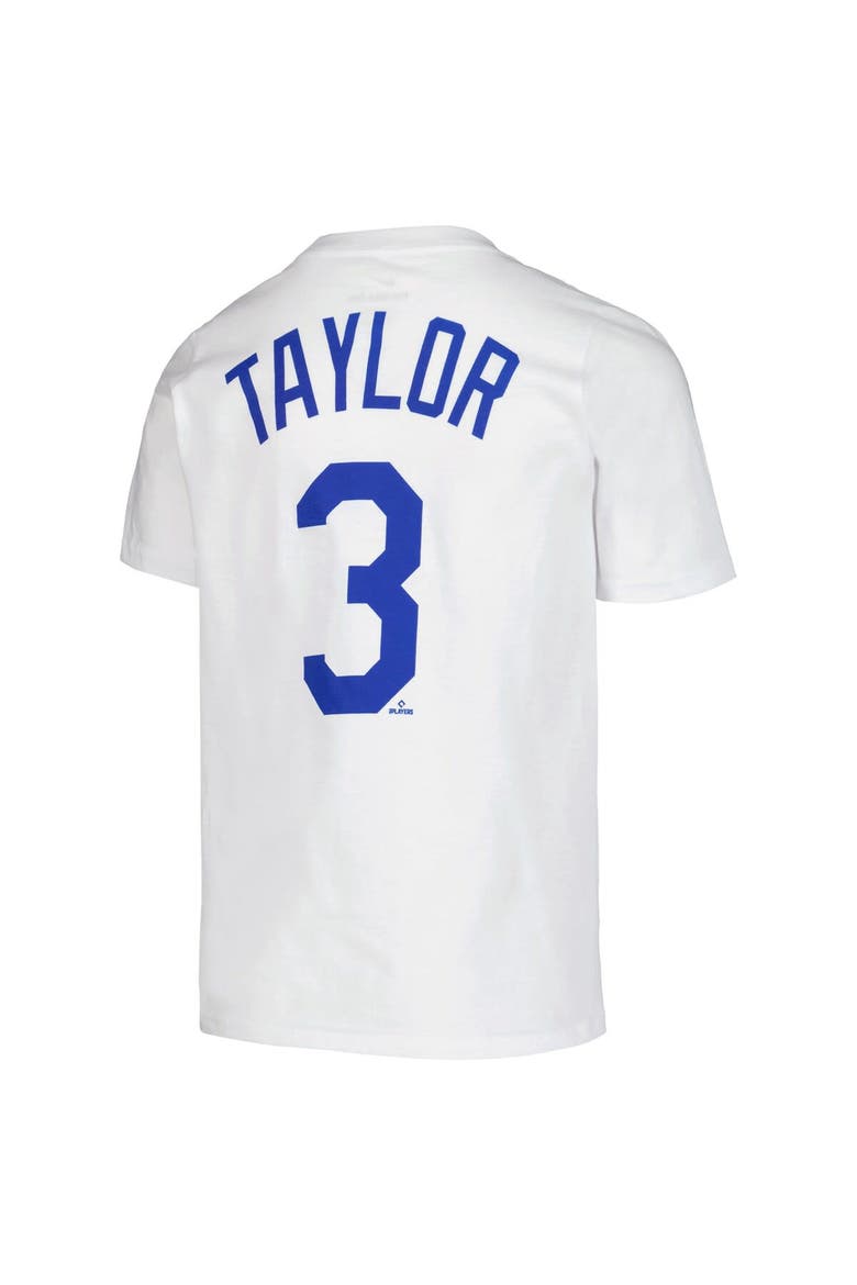 Youth Nike Chris Taylor White Los Angeles Dodgers Player Name & Number T-Shirt, Alternate, color, White