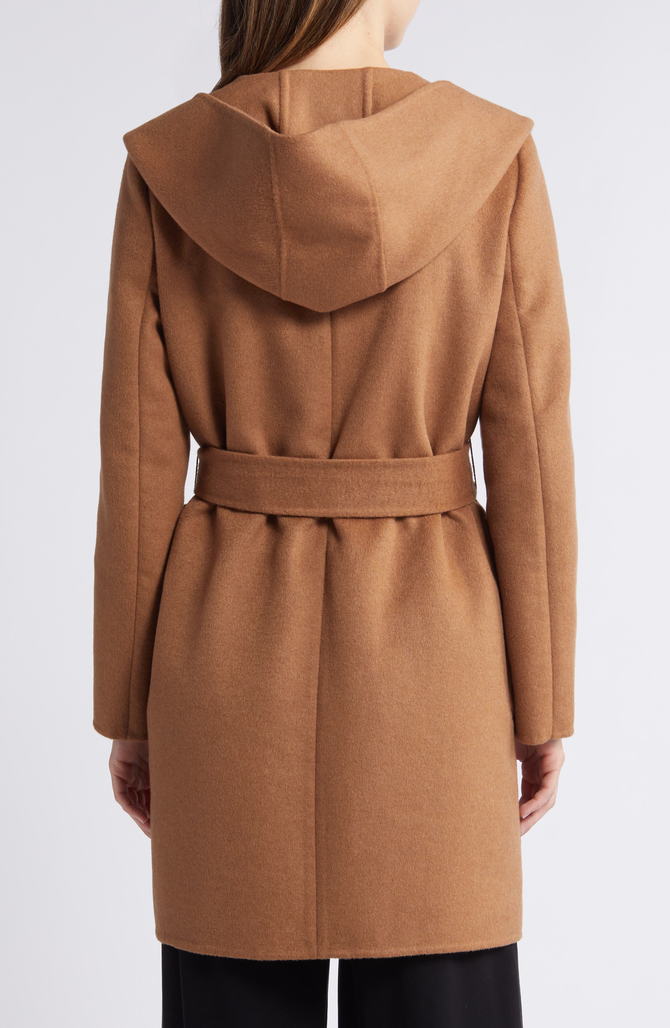 Hooded Wrap Coat - image 2