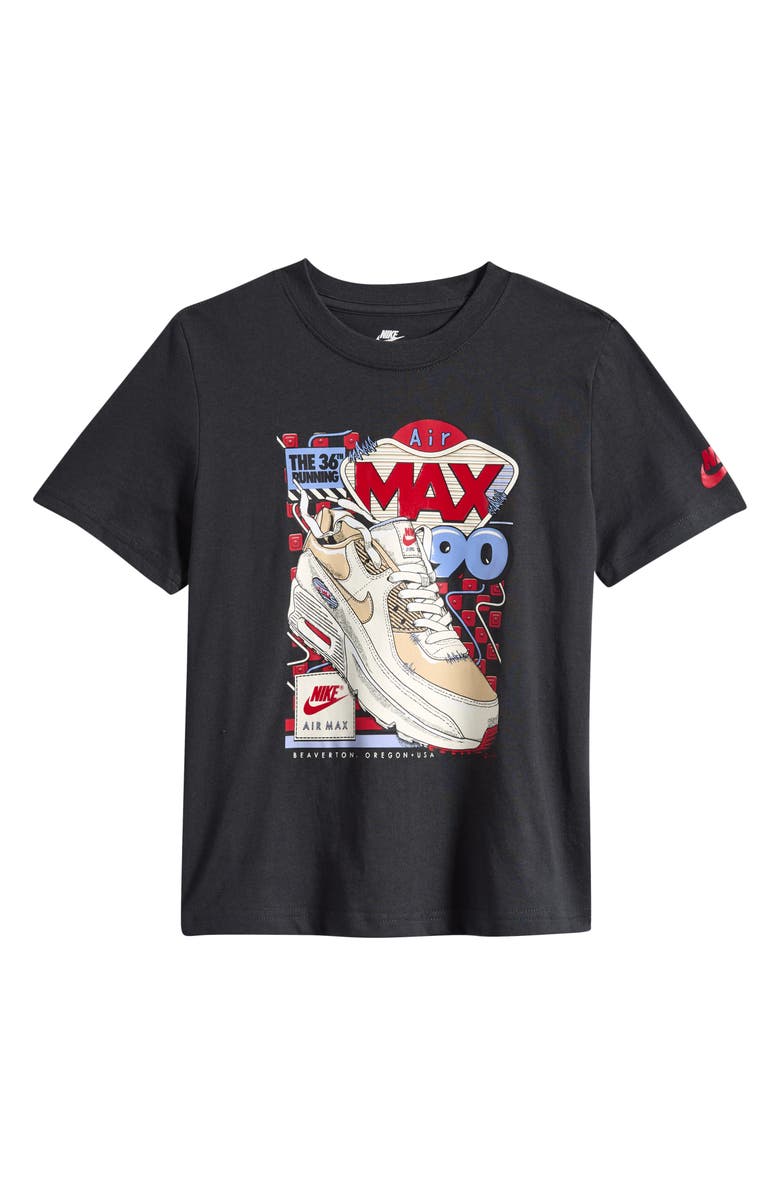 Nike Kids' Air Max Sneaker Graphic T-Shirt, Main, color, Dark Smoke Grey