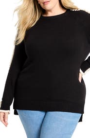 NIC+ZOE Ruffle Trim Sweater