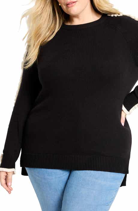 NIC+ZOE Ruffle Trim Sweater