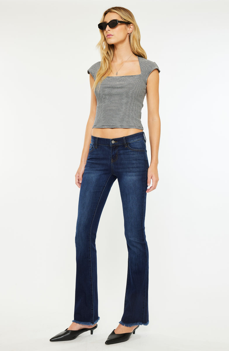 KanCan Anne Low Rise Bootcut Jeans, Alternate, color, Dark Wash