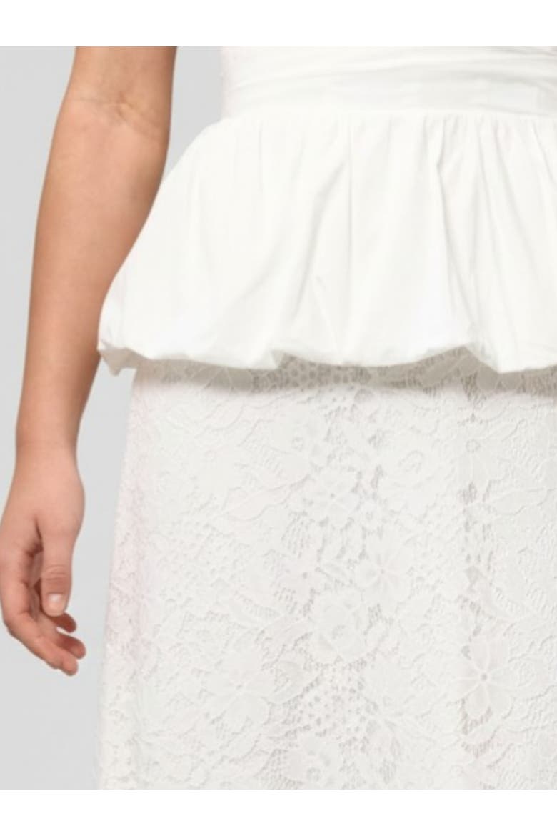 Odette Strapless Maxi Dress, Alternate, color, White