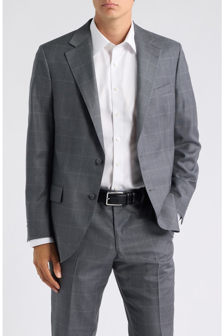 Hartford Classic Wool Suit, Alternate, color, GREY