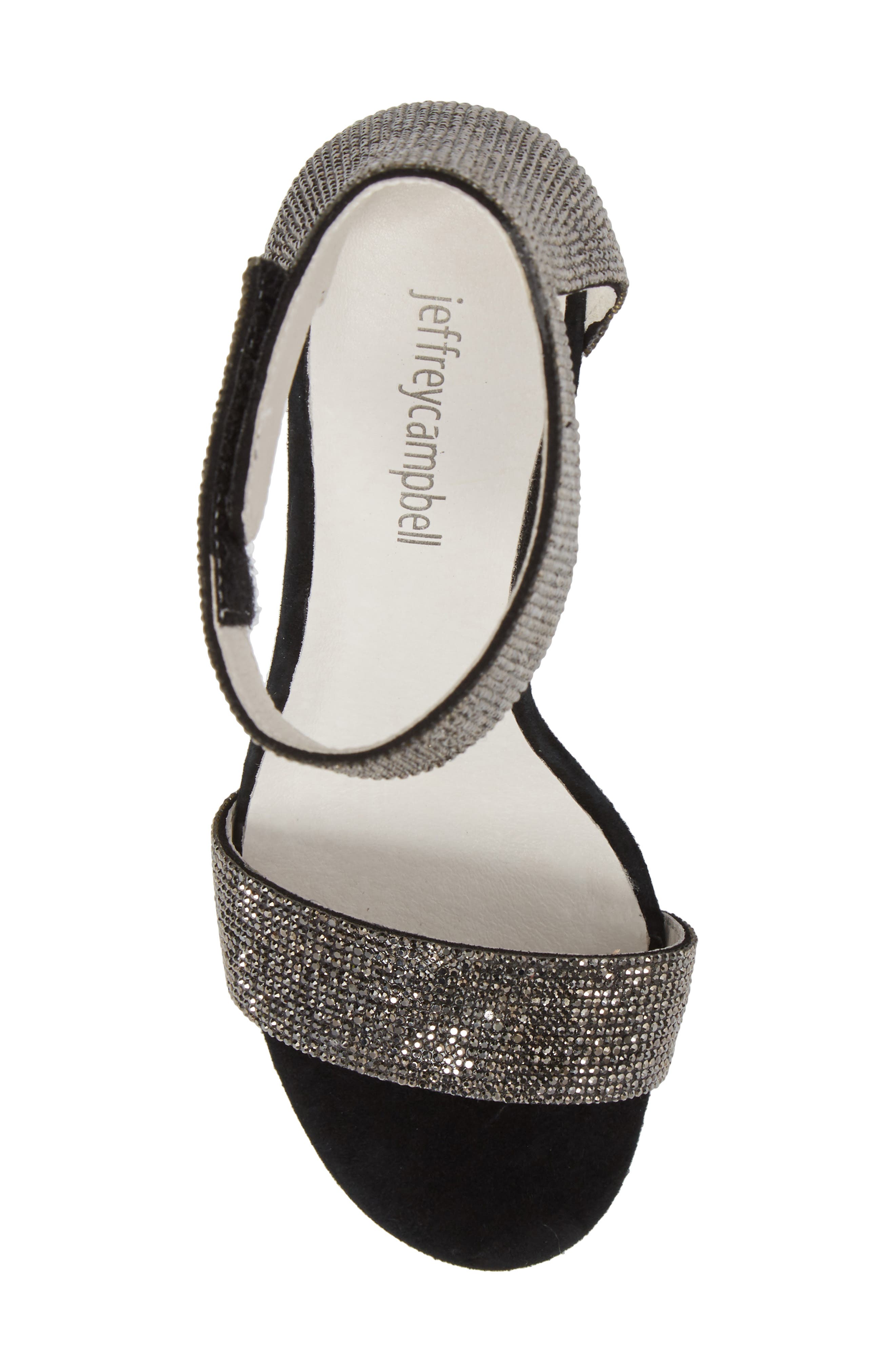 Lindsay Sandal, Alternate, color, BLACK SUEDE BLACK